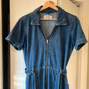 Reformation Cassidy Denim Jumpsuit
